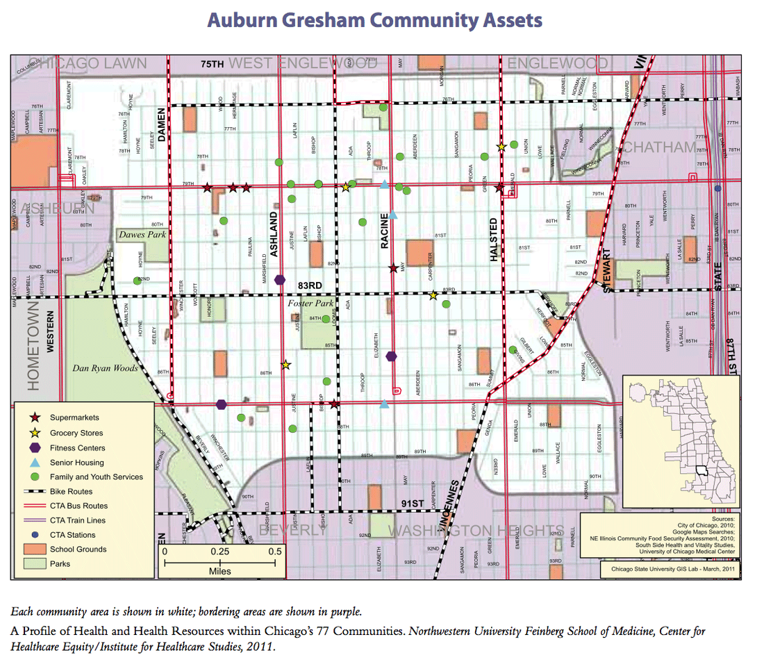 Gresham Neighborhood In Chicago Map Maps And Demographics - Auburn Gresham